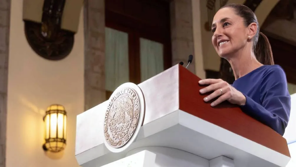 La presidenta destacó que México y el nuevo Papa comparten principios y valores fundamentales. / Gobierno de México