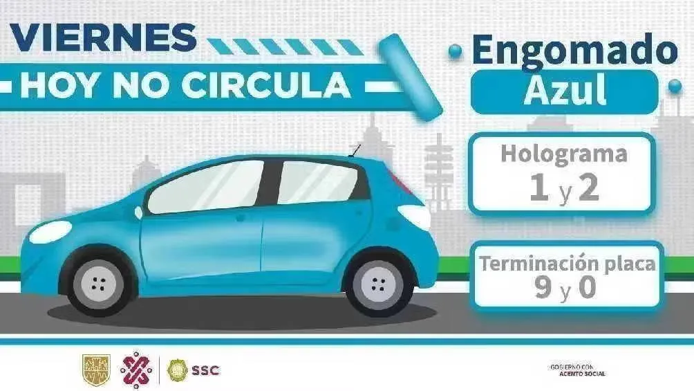 Recuerda respetar el programa &quot;Hoy No Circula&quot; para evitar multas.|CAME