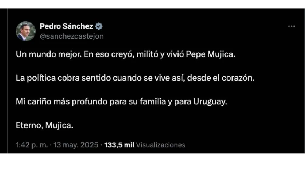 Distintas personalidades del ámbito político y organizaciones internacionales han manifestado su profundo pesar. / Captura de pantalla