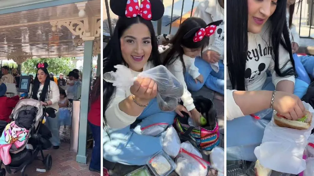 El video fue compartido en TikTok por una usuaria que captó el momento en el que sacan pan, jitomate, lechuga. / RS