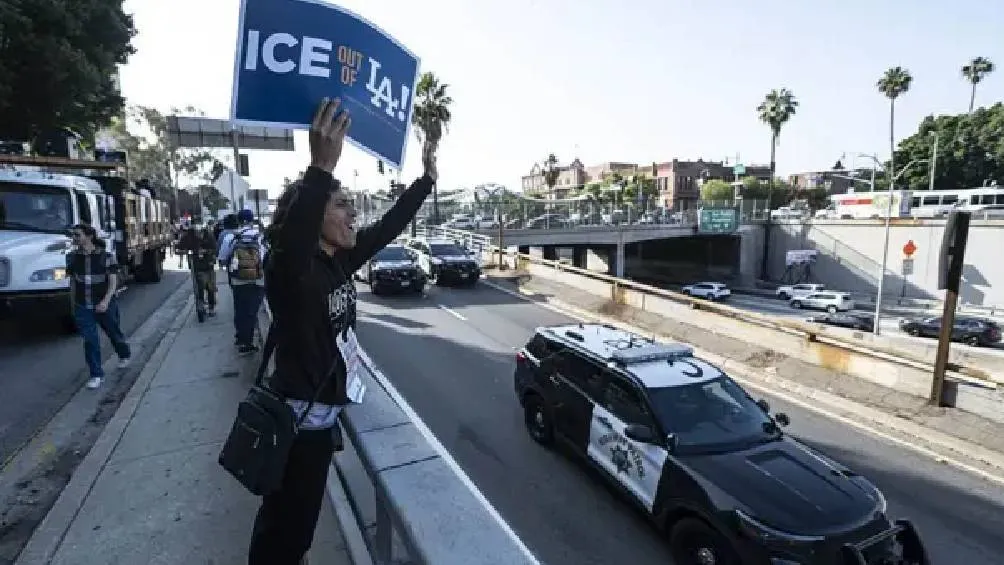 El presidente Trump advirtió sobre la posibilidad de desplegar marines para aumentar la presencia federal si la situación empeora./ BBC