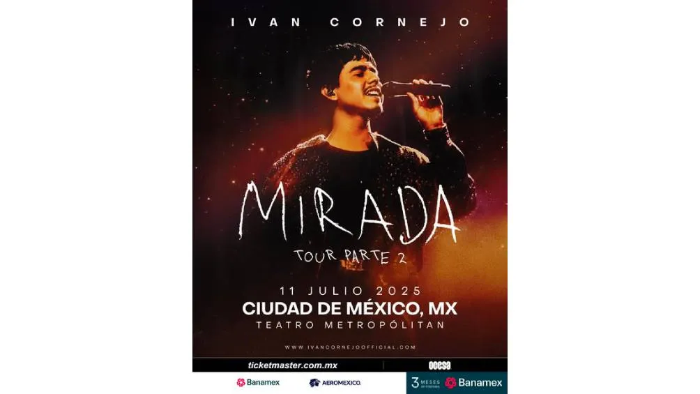 el viernes 11, Iván Cornejo, figura destacada del regional mexicano actual, se presentará en el Pepsi Center WTC. / OCESA