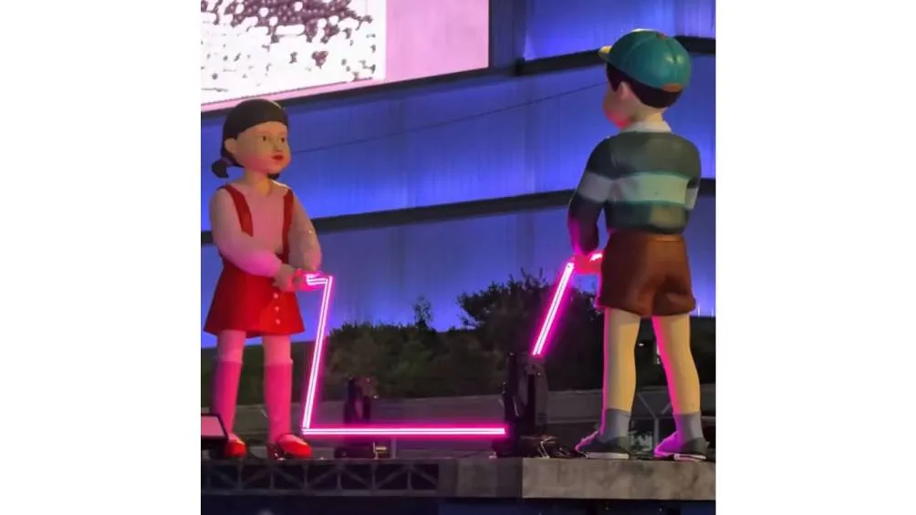 "Salta la cuerda" también estuvo presente en el desfile / RS