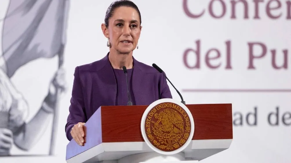 La presidenta Claudia Sheinbaum lanzó una crítica contundente al gobierno de Estados Unidos. / Gobierno de México