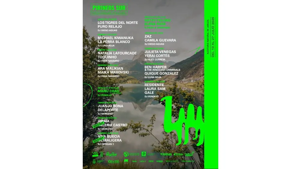 Cartel oficial de Pirineos Sur 2025 / RS