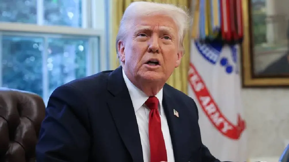 El presidente de Estados Unidos, Donald Trump, anunció este martes 8 de julio la imposición de un arancel del 50 % a las importaciones de cobre. / AP