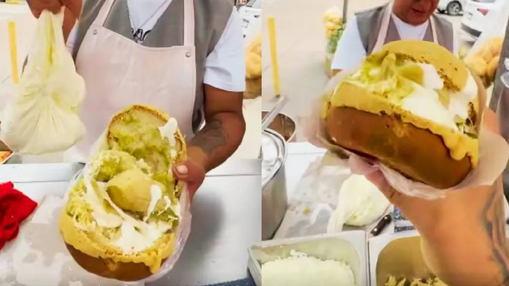 El peculiar platillo fue presentado por la página Los Tripones y, de inmediato, causó furor entre los internauta. / RS