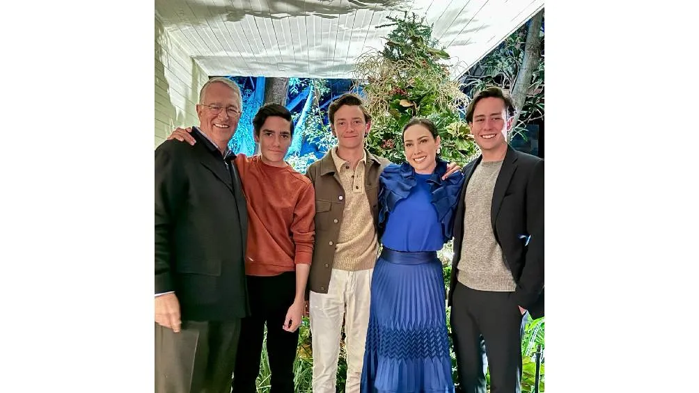 Ricardo Salinas Pliego con su familia / RS