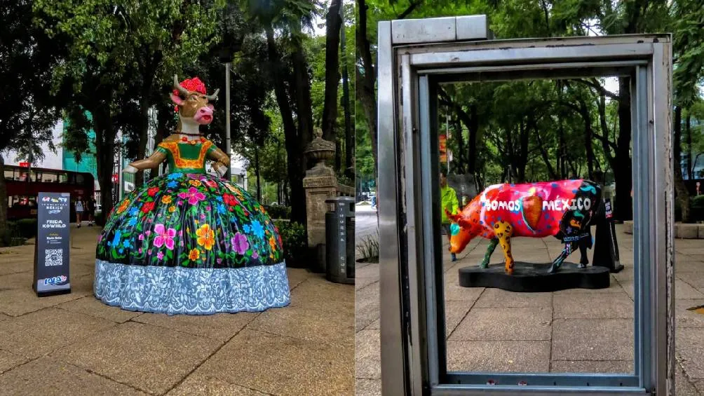 Además de ver las esculturas, habrá un montón de actividades gratis / IG: @cowparademex
