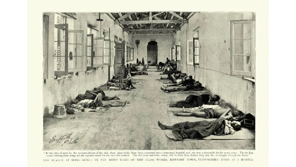 Hospital temporal para víctimas de la pandemia de la peste, Hong Kong, 1894 | iStock