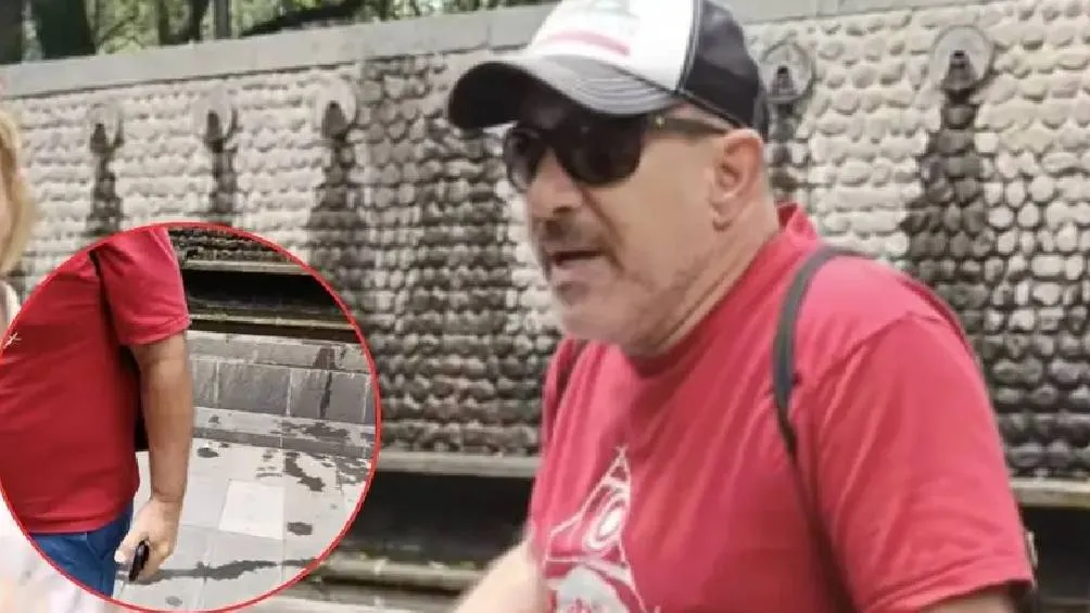 El incidente intensifica el debate sobre la conducta de visitantes extranjeros en México./ Captura de pantalla