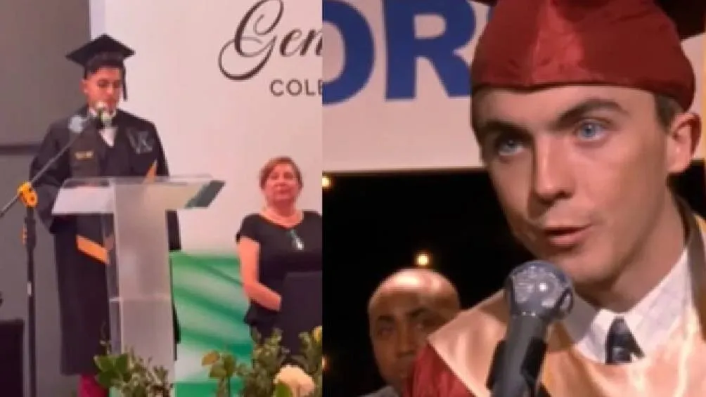 El momento fue grabado por varios asistentes y compartido en plataformas sociales, / RS