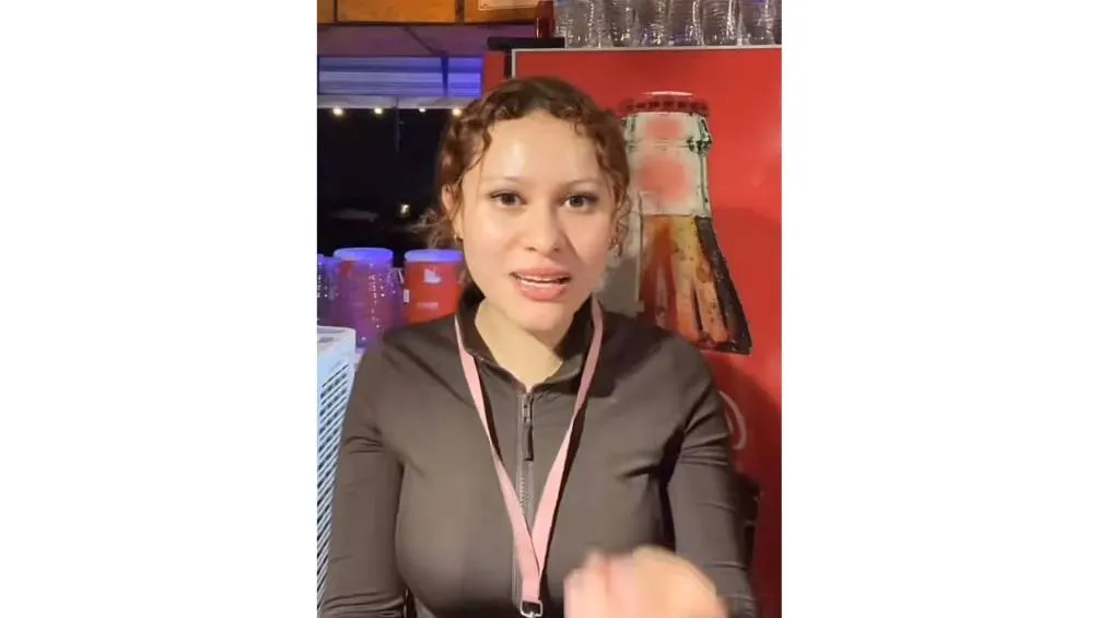 El momento fue captado en video y difundido en TikTok / lupitamadin