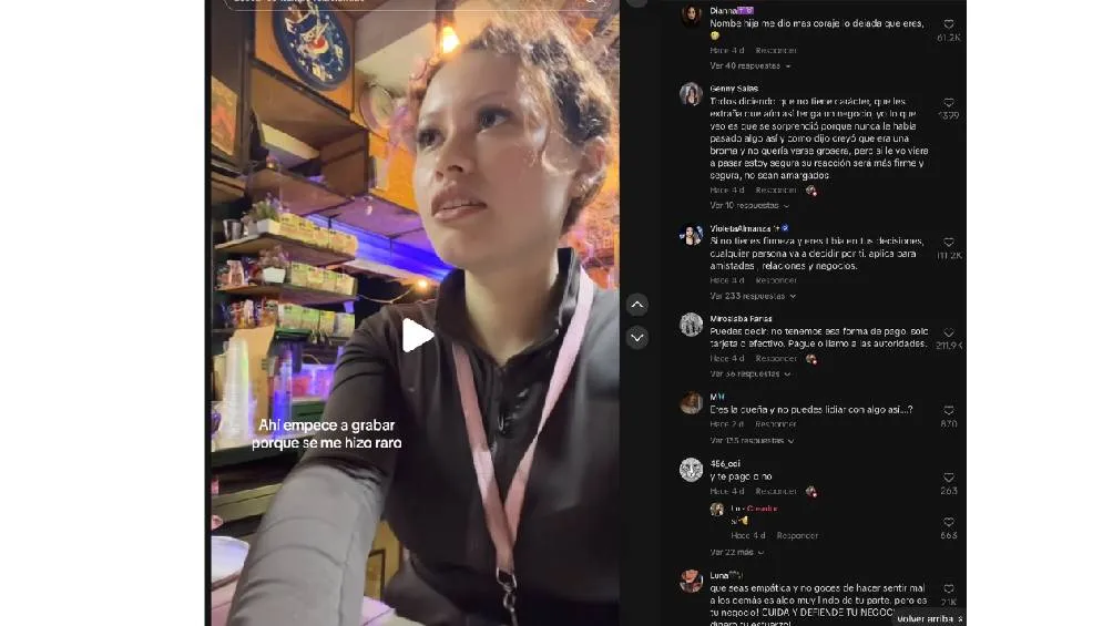 Los usuarios comenzaron a comentar rápidamente / Captura de pantalla