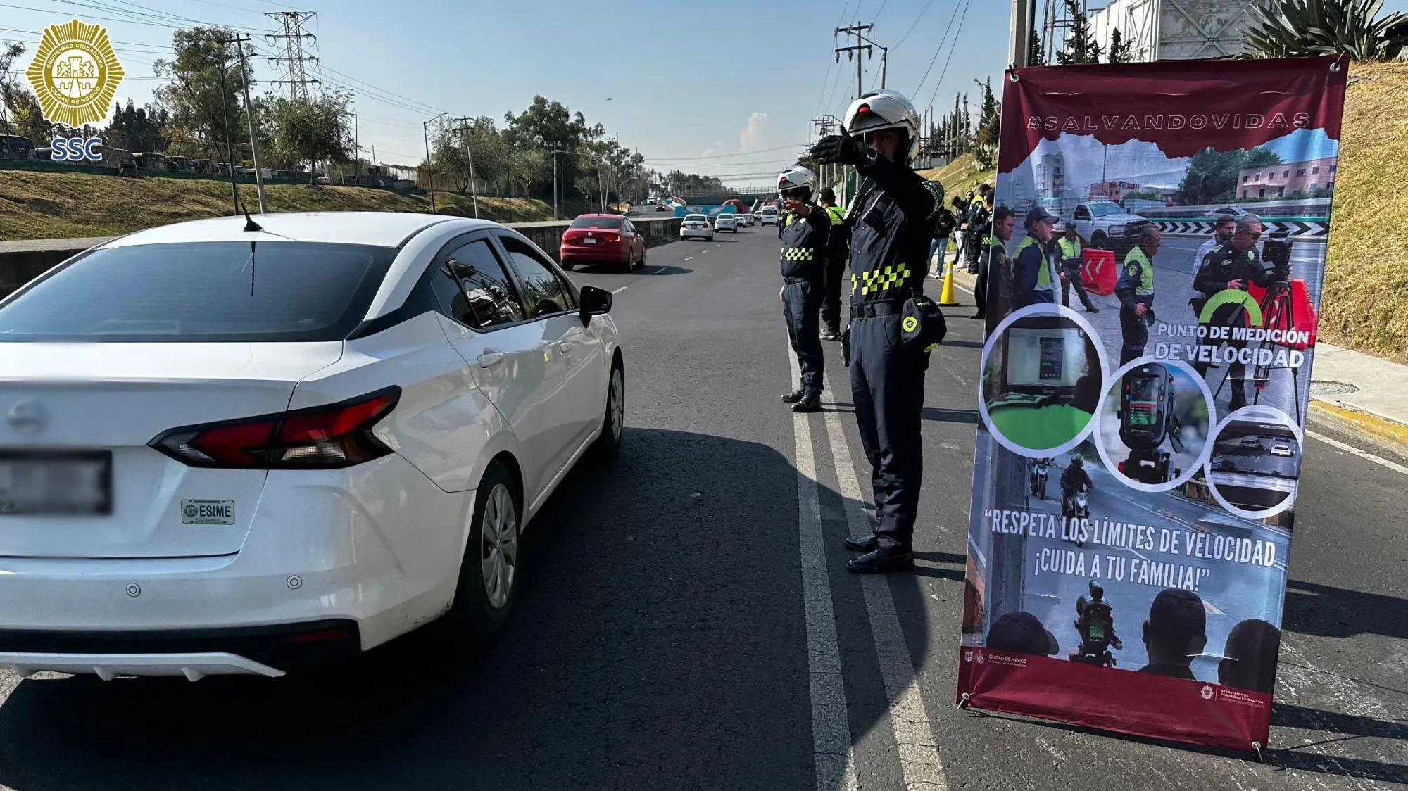 Los puntos de revisión de velocidad serán aleatorios / Cortesía SSC