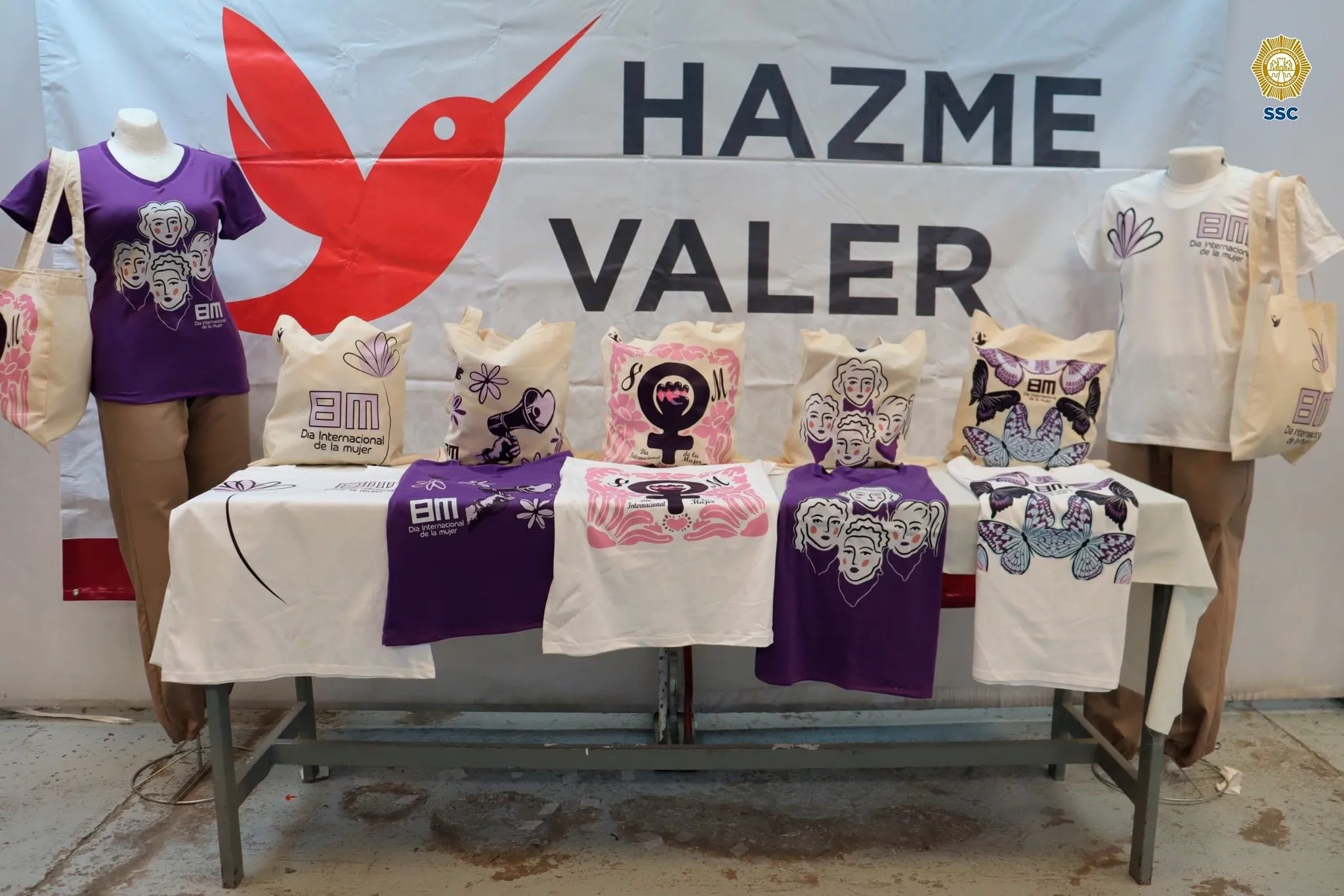 El costo es de 150 pesos la playera y 120 pesos la bolsa ecológica / FB: @PoliciaCDMX