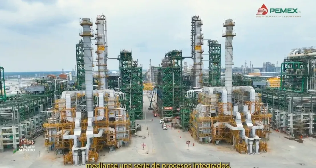 La Refinería Olmeca Dos Bocas detuvo su producción de crudo / Especial