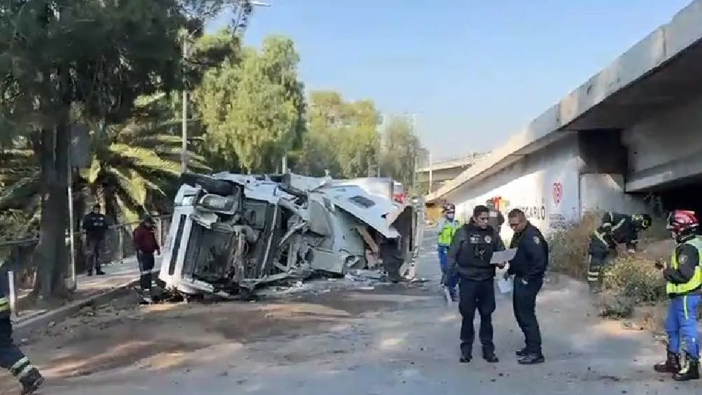 Por fortuna no hay personas lesionas tras el accidente/X