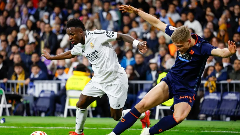 Vini en el partido ante el Celta | AP