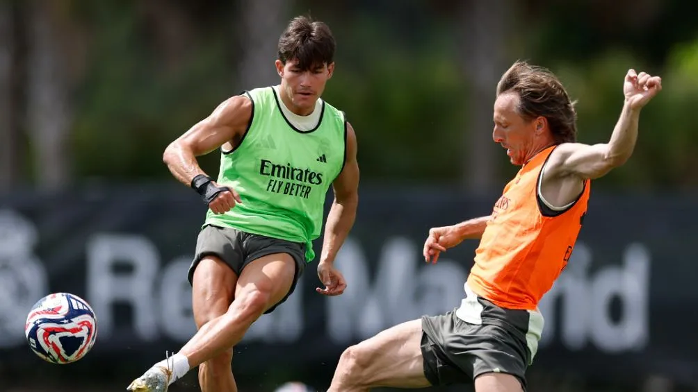 Imágenes del entrenamiento del Real Madrid | TWITTER: @realmadrid