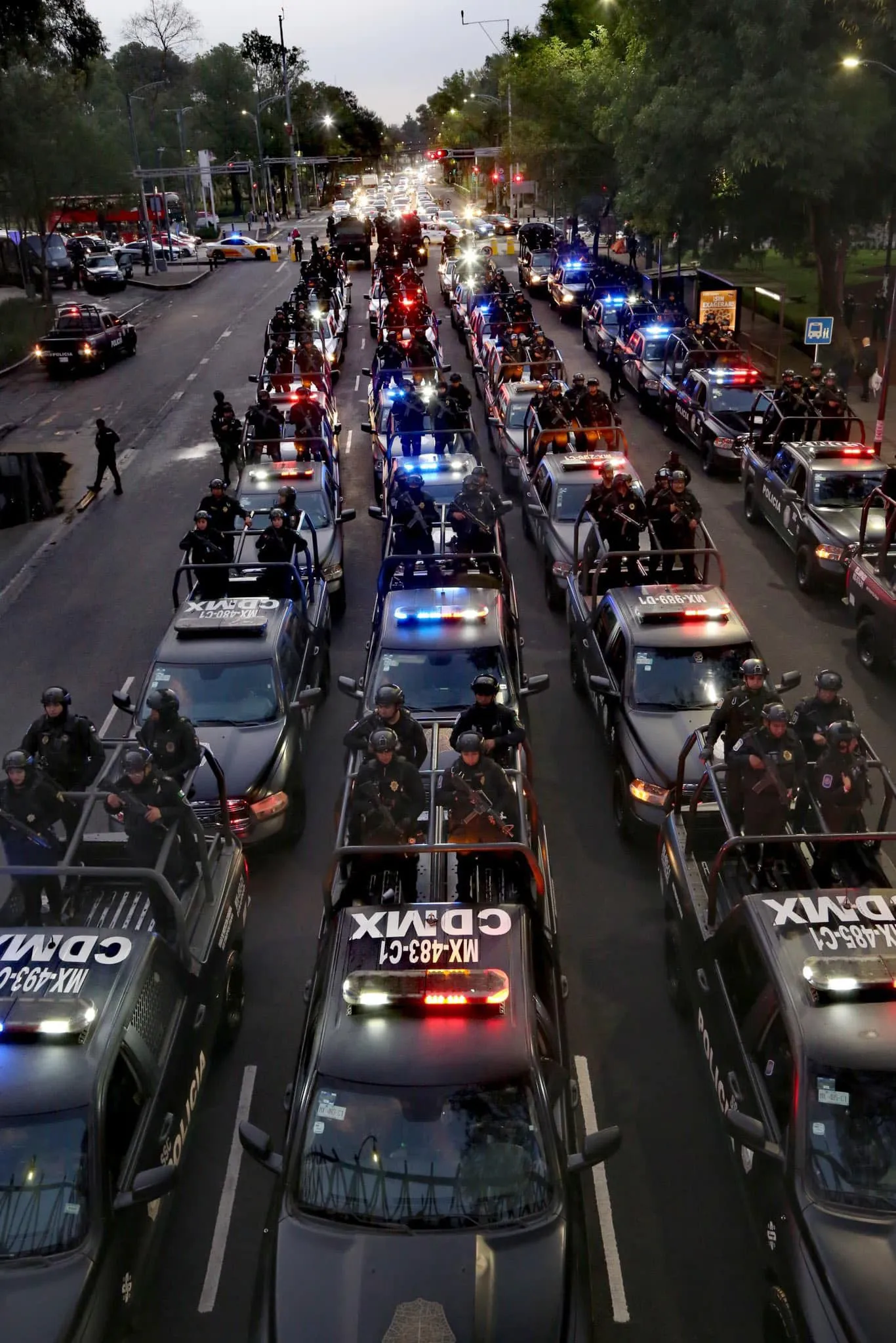 Se instalarán retenes para revisar los autos / Rede Sociales