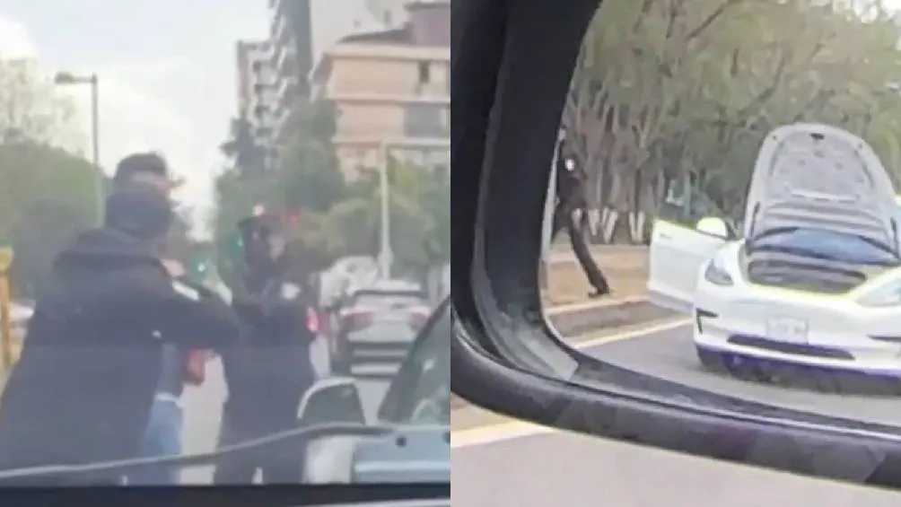 El internauta que difundió este video logró capturar el rostro de los presuntos responsables/Redes Sociales