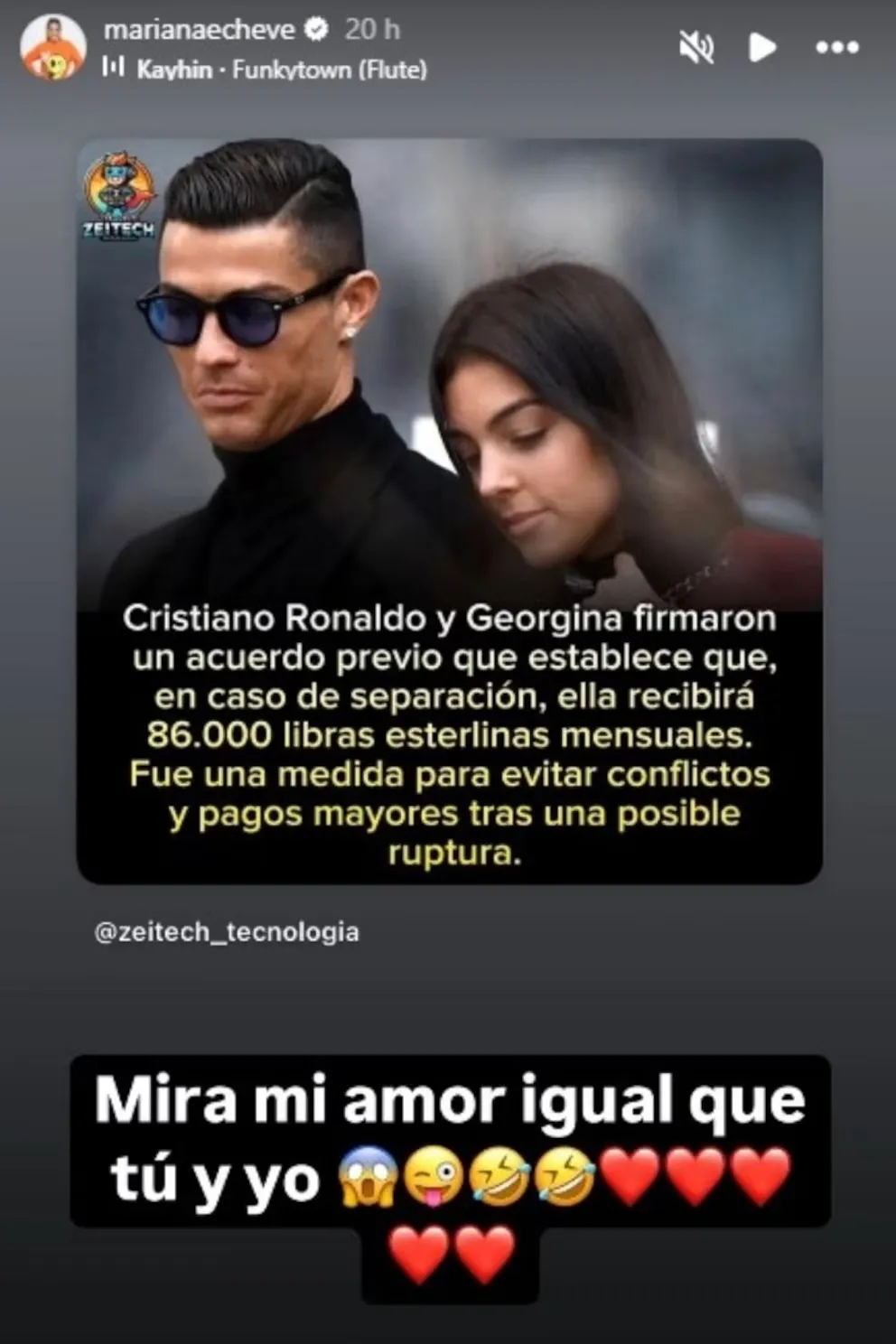 Así fue la publicación que desató rumores de separación