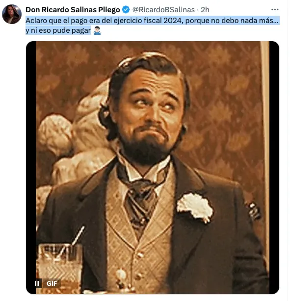 Salinas Pliego dice que Hacienda no lo deja 'pagar' sus impuestos / Especial