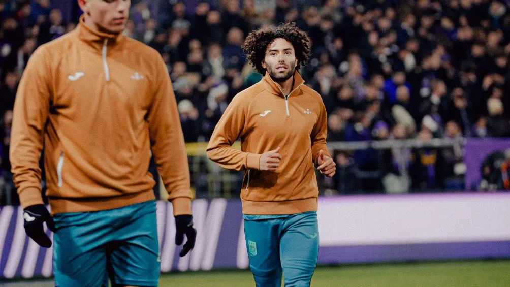 Chino Huerta con el Anderlecht | @rscanderlecht