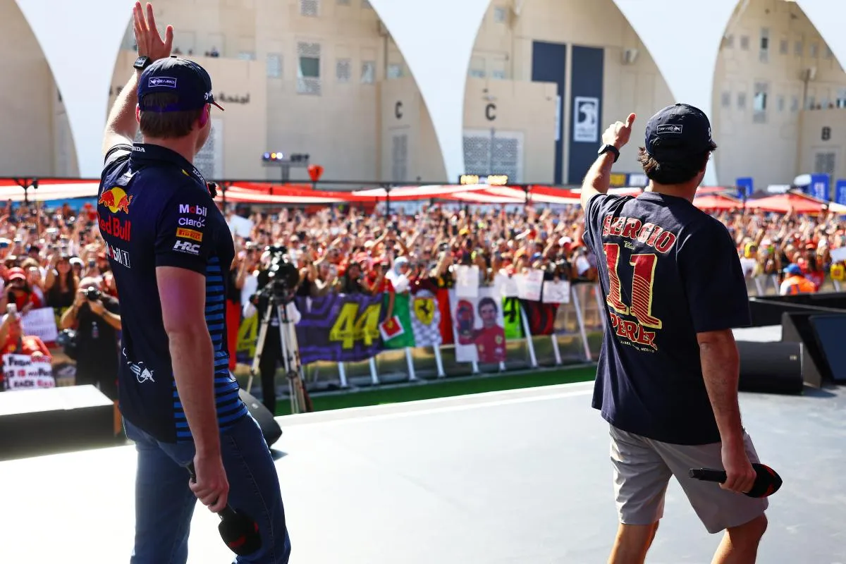 Max Verstappen y Checo Pérez con Red Bull