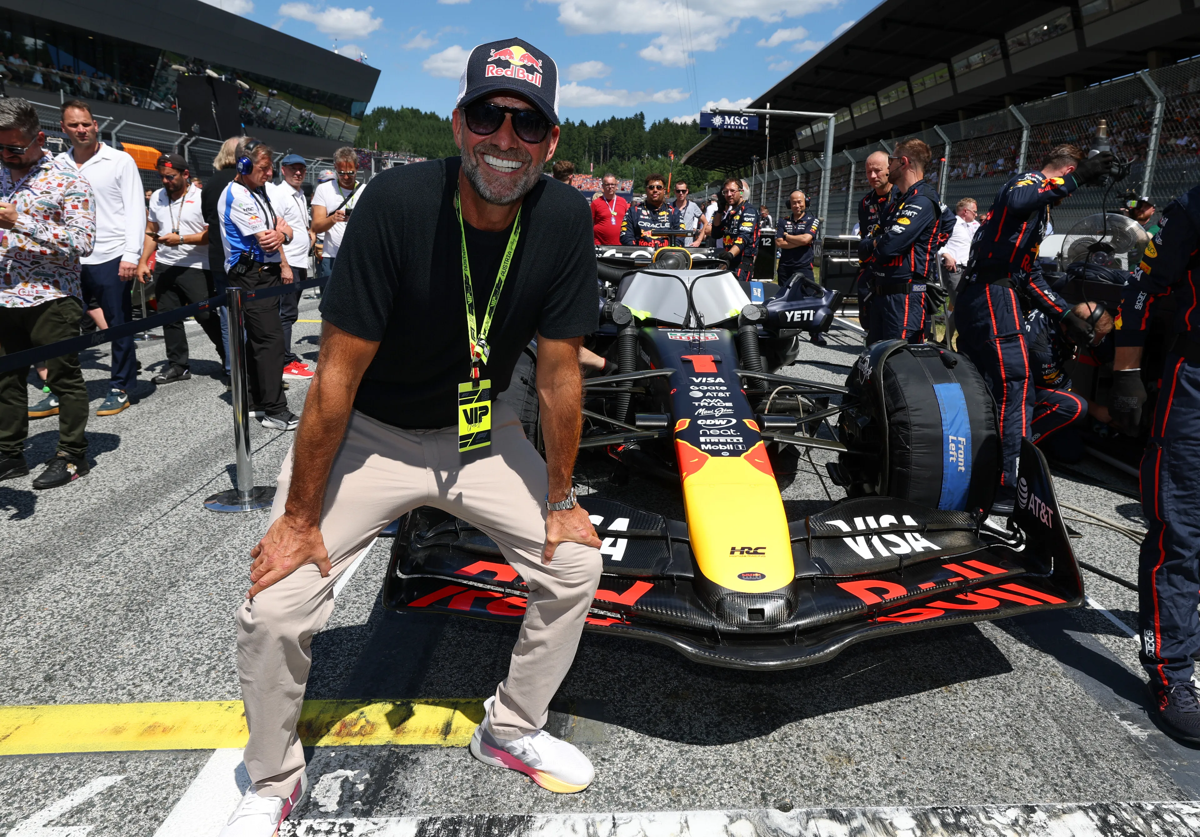 Klopp visitó a Red Bull