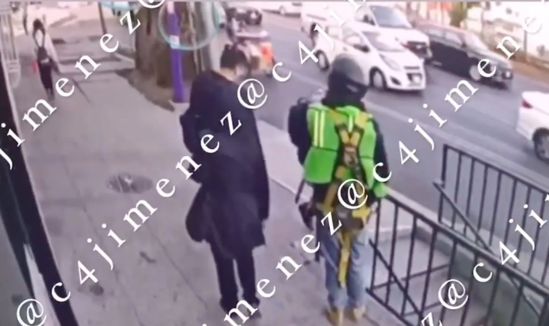 El supuesto atacante estuvo días antes esperando a sus víctimas / Redes Sociales