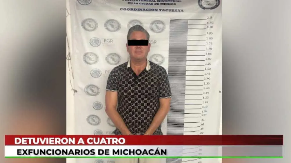 Ya fueron detenidos cuatro exfuncionarios del gobierno michoacano/X