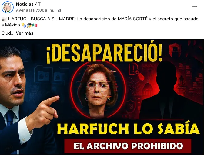 En redes está era la noticia falsa que estaba circulando / Redes Sociales