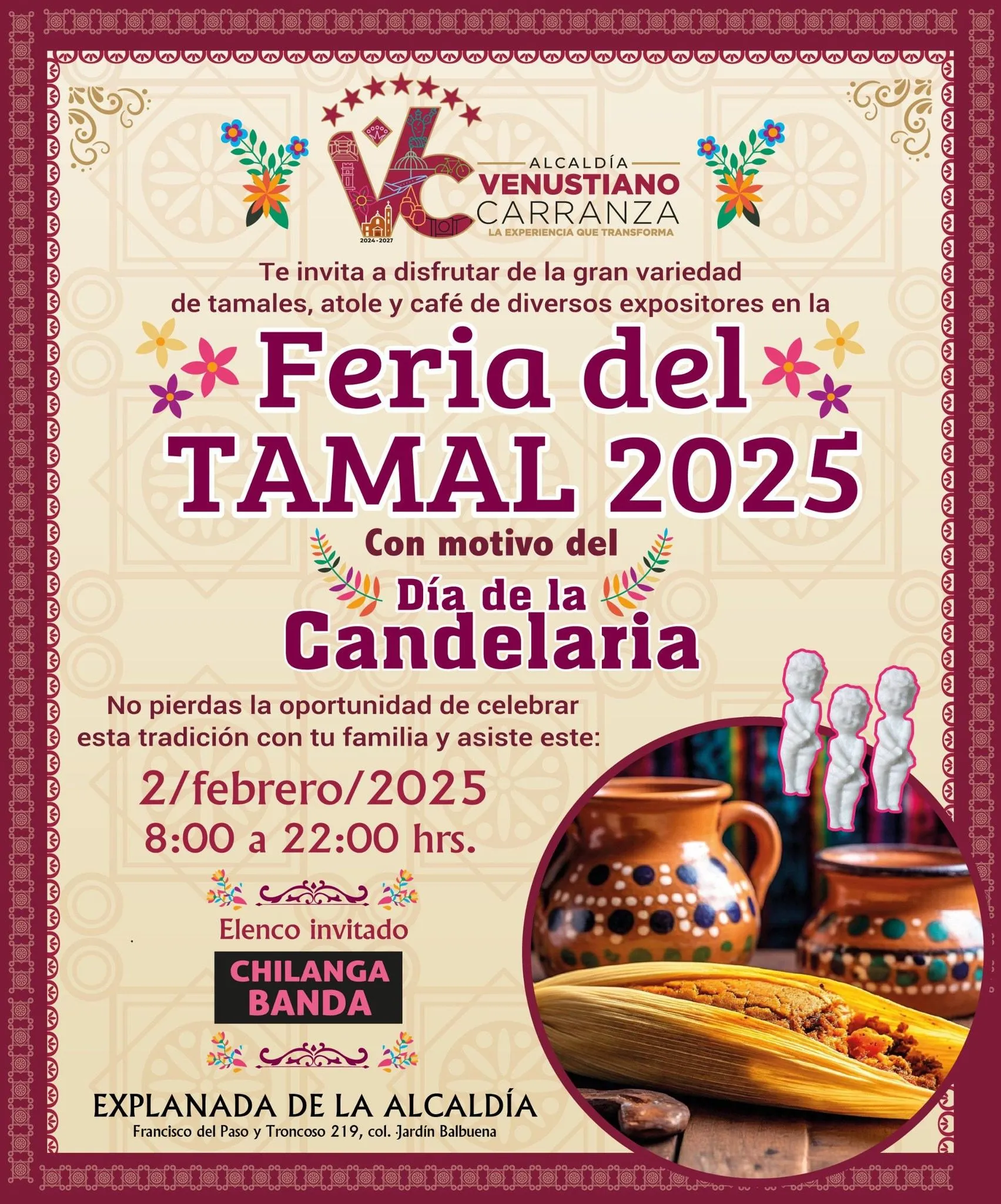 La cita es este domingo 2 de febrero en la explanada de la alcaldía / Redes Sociales