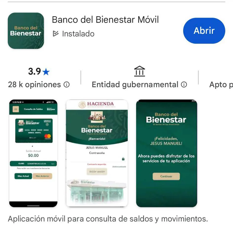Desde la aplicación del Banco del Bienestar no se pueden hacer transacciones / Redes Sociales