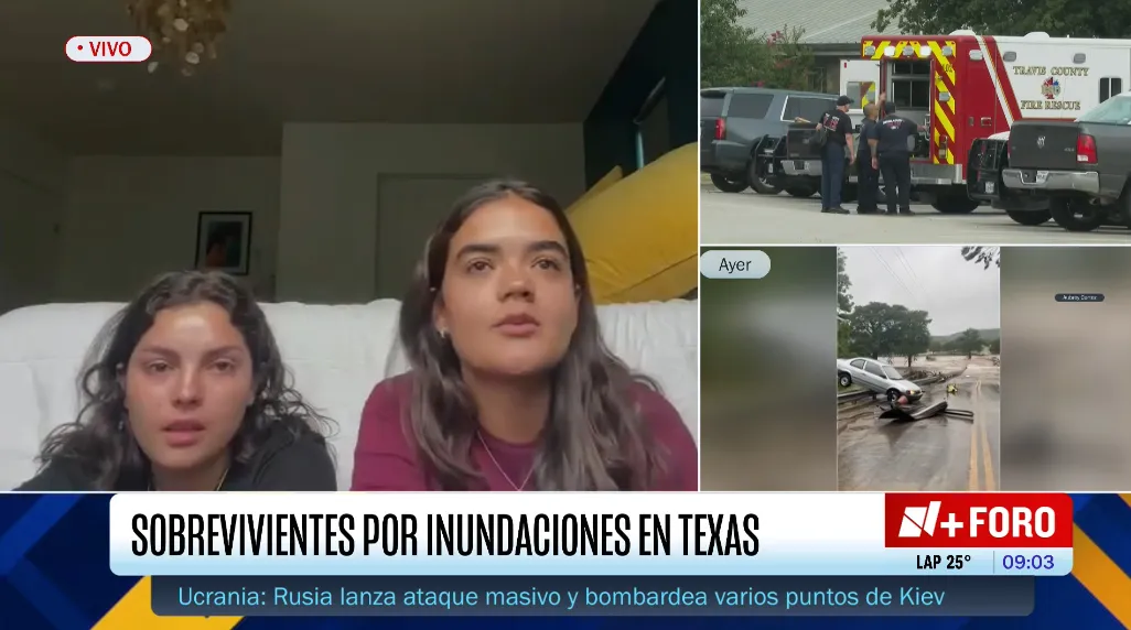 Las chicas, de 19 años, salvaron a varias niñas de un campamento / Redes Sociales