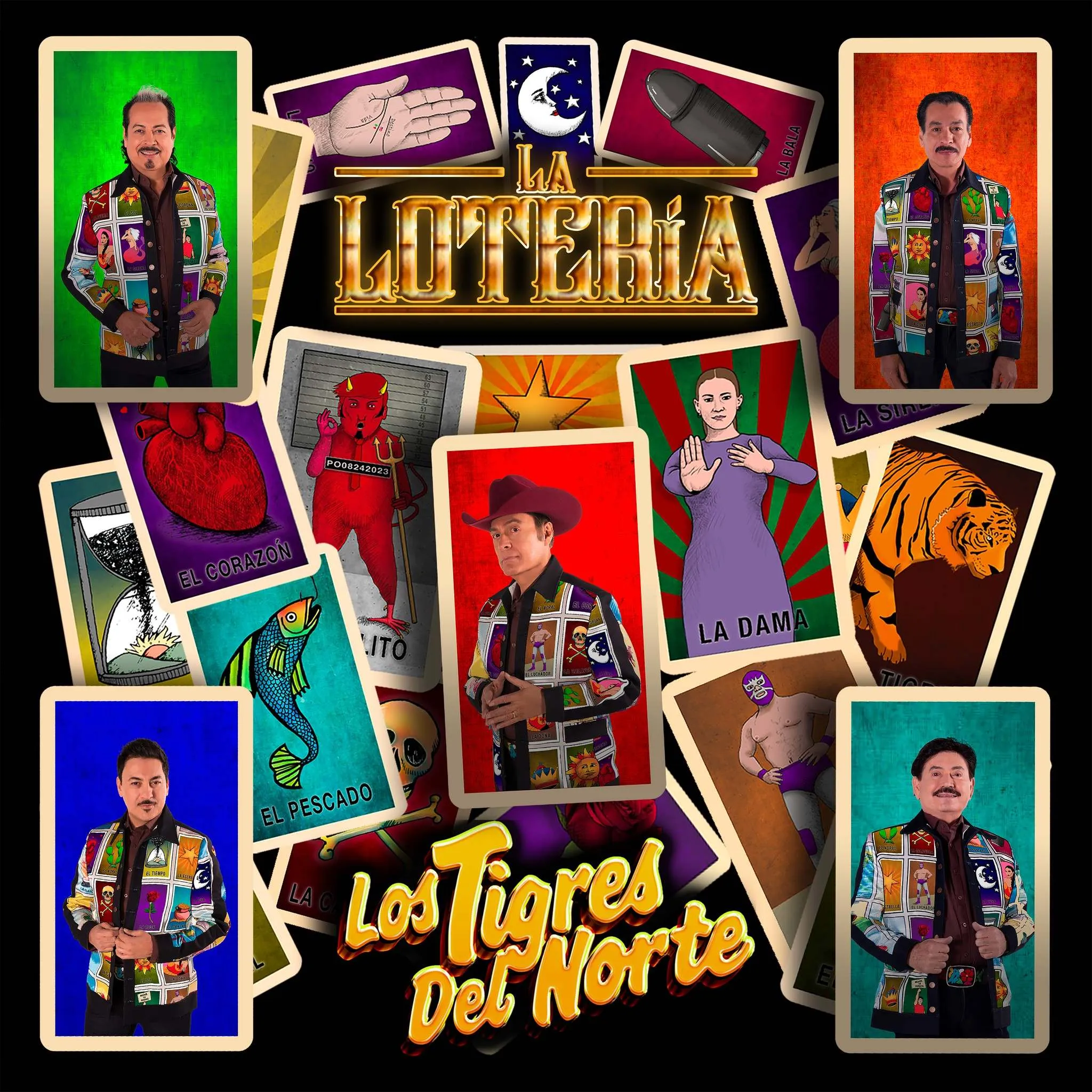Los Tigres del Norte están promocionando su canción 'La Lotería' / FB: @LosTigresDelNorte