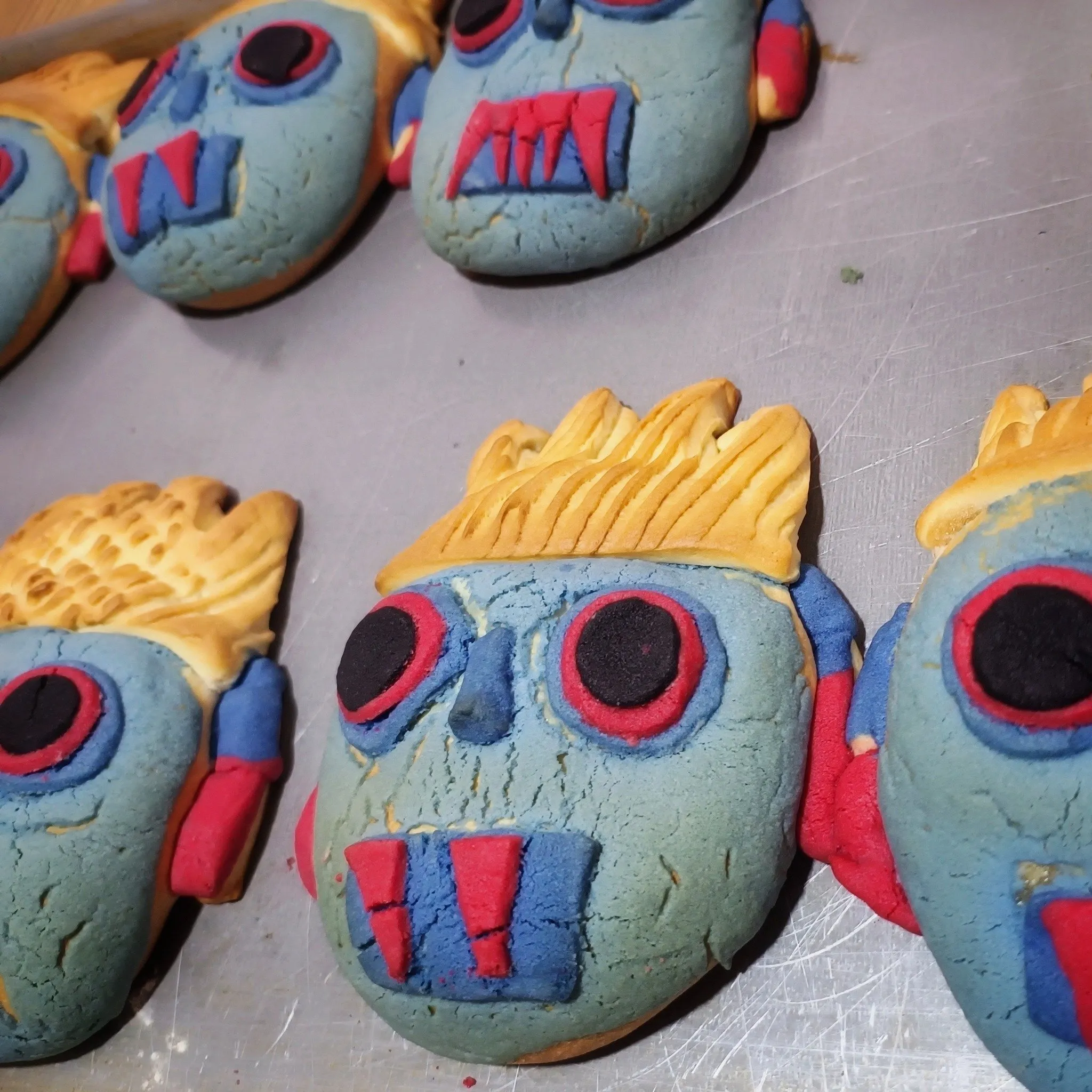 La tradicional concha se convirtió en todo un Dios de la Lluvia / FB: @laherenciajd