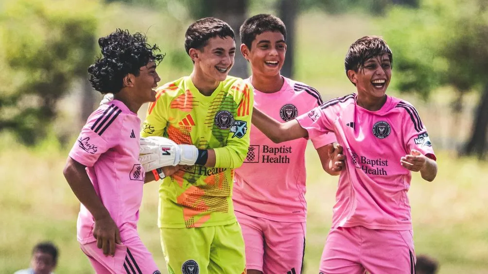 Imágenes del Inter Miami en ese torneo | TWITTER: @InterMiamiAcad