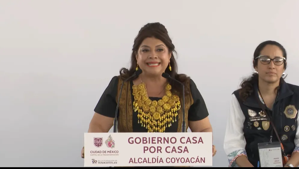 Clara Brugada está atendiendo todos los problemas de la zona de Santa Ursula / Redes Sociales