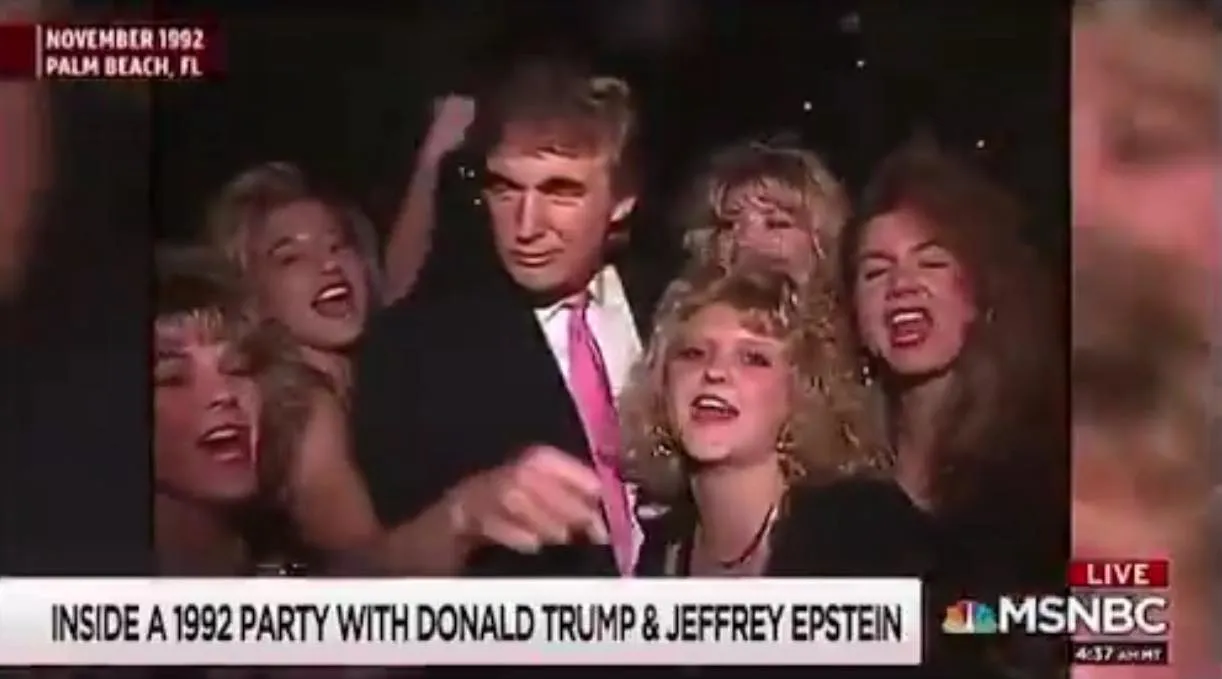 Existen pruebas de lo bien que la pasaba Trump / Redes Sociales