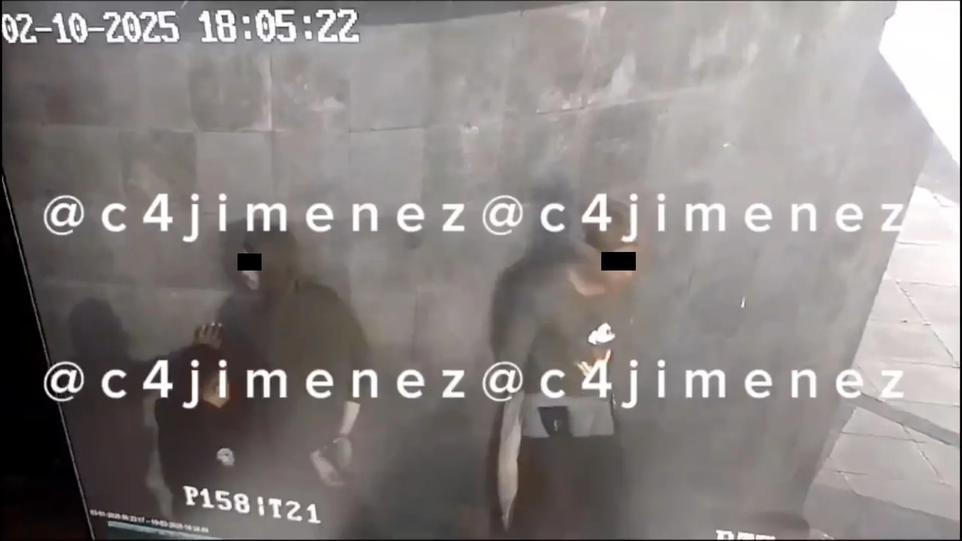 Los delincuentes fueron presentados antes las autoridades / X: @c4jimenez