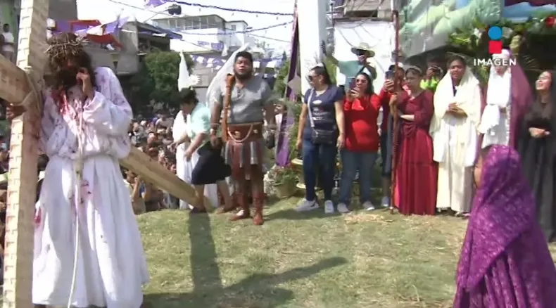 El Viernes Santo fue el día que más gente acudió a Iztapalapa / Redes Sociales