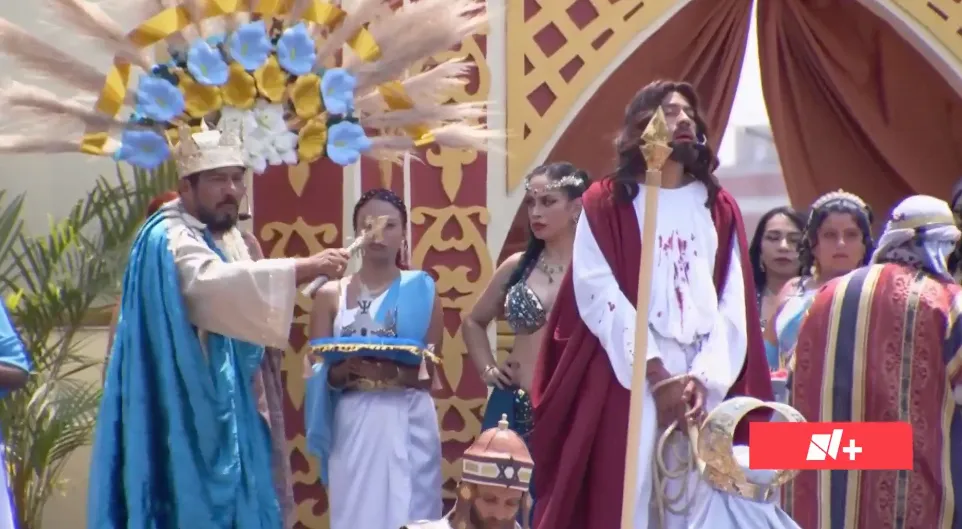 La Pasión de Cristo reportó saldó blanco a pesar de la cantidad de gente / Redes Sociales