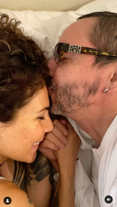 Vica Andrade usó sus redes para recordar a su marido / IG: @vica_tica