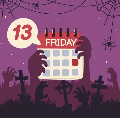 Por lo regular el Viernes 13 está está asociado al terror o la mala surte / FREEPIK