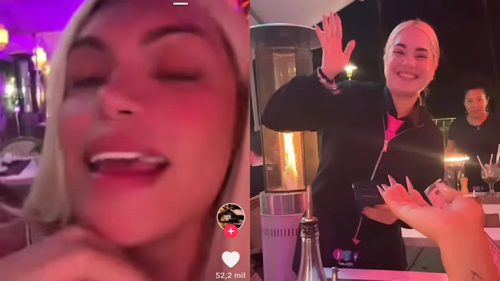 Un mesa en Miami confundió a Wendy con Karol G / Redes Sociales