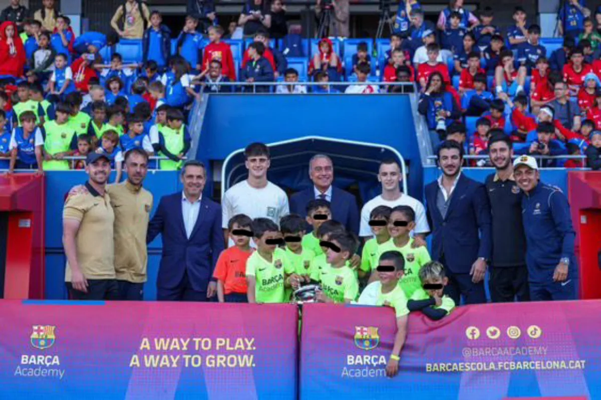 Los campeones | @barcaacademymx