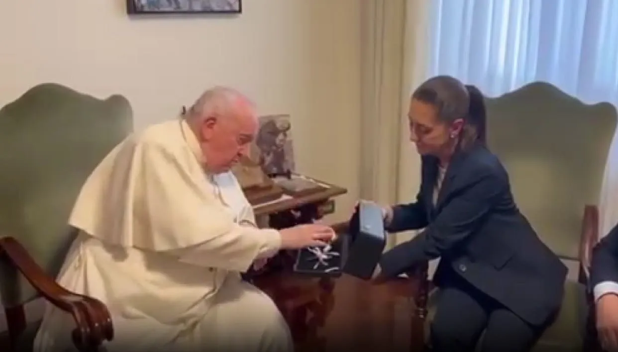 Papa Francisco y Claudia Sheinbaum / Redes Sociales